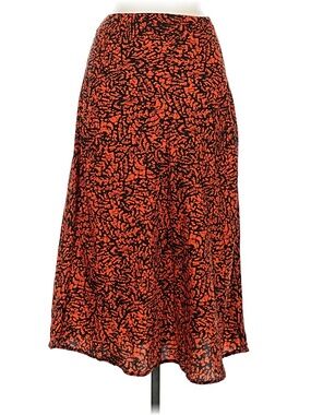 Red midi skirt size medium